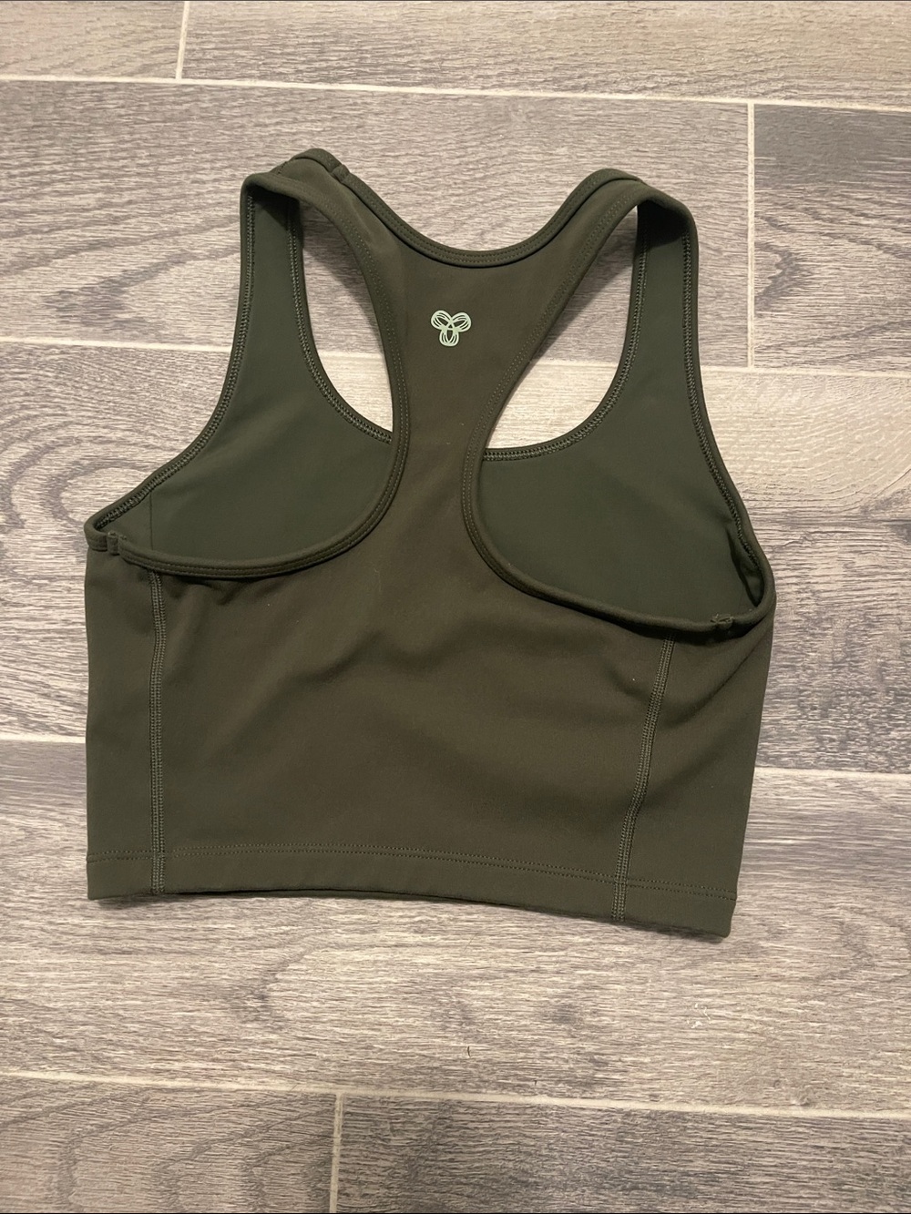 Aritzia (Golden) Power Sculpt Climb Olive Green Sports Bra -